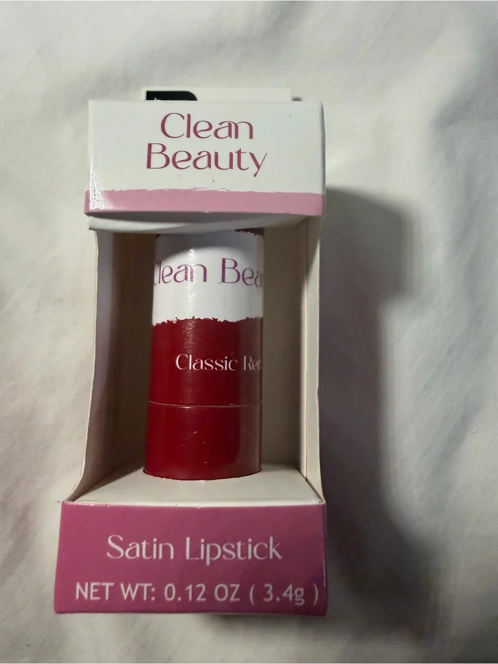 Satin Lipstick - Classic Red Clean Beauty
